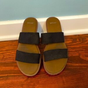 Sanuk double strap sandals